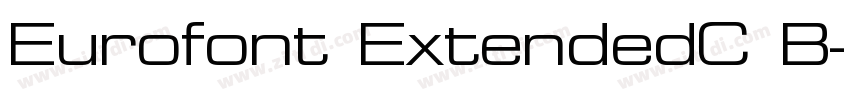 Eurofont ExtendedC B字体转换